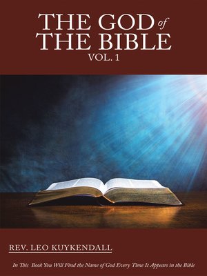 cover image of The God of the Bible Volume 1